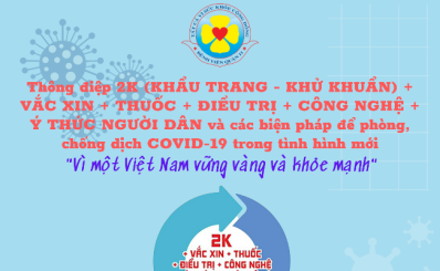 Thông điệp 2K và các biện pháp để phòng, chống dịch COVID-19 trong tình hình mới